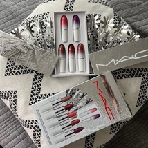 MAC Frostbitten Kiss Lustreglass Lipstick 5 Piece Gift Set NEW - $46.74