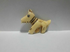 vintage old pin celluloide Brooch Dog fragment  (Canada) - $16.09