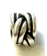 RETIRED Pandora Braided Charm Sterling Silver - $49.00