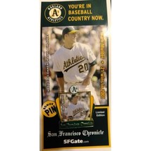 An item in the Movies & TV category: Oakland Athletics Mark Mulder SF Chronicle Pin