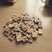 Wooden Letter Tiles for Spelling Games, Scrabble Replacement Alphabet Se... - $11.28