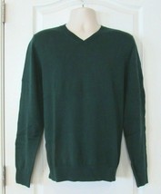 NAUTICA Long Sleeve V-neck Men&#39;s Sweater Emerald Yard Men&#39;s Sz M-L NWT $59 - $24.30