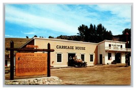 Carriage House Wallace Street Virginia City Montana UNP Chrome Postcard XB1 - $2.92