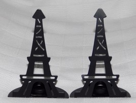 Eiffel Tower Silhouette Black Metal Tealight Candle Holder Set Home Decor  - £11.37 GBP