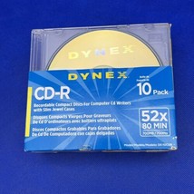 CD-R Discs &amp; Jewel Cases 52X 700MB/80Min With Slimline Cases 10 Pack New - $8.90