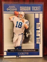 2001 Playoff Contenders Football Card #34 Peyton Manning  Indianapolis Colts - £1.56 GBP