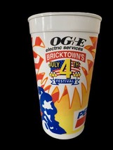 Vtg Bricktown OKC Oklahoma City July 4th Pepsi Drinking Cup Spaghetti Warehouse - £21.84 GBP