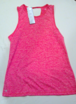 NWT Ideology Women&#39;s Molten Pink Keyhole back Essential Semi fitted Tank... - £8.75 GBP