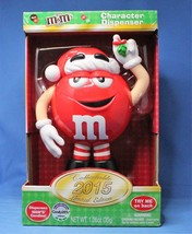 2015 M&amp;M Dispenser Limited Edition Red Holiday Christmas Candy Dispenser - $20.85