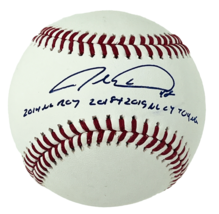 Jacob DeGrom Autographed &quot;ROY&quot; &amp; &quot;Cy Young&quot; Inscibed Official MLB Baseball JSA - £356.11 GBP