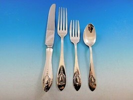 Mount Vernon by Lunt Sterling Silver Flatware Set for 12 Service 48 Pieces - £1,785.40 GBP