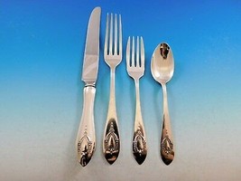 Mount Vernon by Lunt Sterling Silver Flatware Set for 12 Service 48 Pieces - £1,790.53 GBP