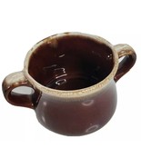 McCoy Brown Drip USA Mini Crock For Soup 3.5 inch 3 inch tall Vintage - £12.83 GBP