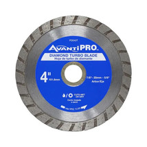 Avanti Pro 4&quot; Diameter Diamond Turbo Cutting Blade Disc Cuts Wet Or Dry ... - £11.85 GBP