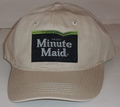 New! Minute Maid Stone Khaki Novelty Baseball Hat - £18.70 GBP
