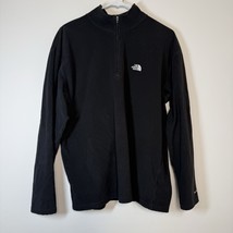 The North Face Large Long Sleeve 1/4 Zip Collard Black Casual Pullover S... - $21.45