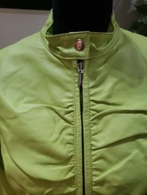 Wilsons Leather Maxima Womens Green Long Sleeve Full Zip Jacket Size Medium - £126.29 GBP