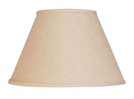 12&quot; Dark Wheat Premium Empire Slanted Linen Lampshade - £94.01 GBP