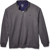 IZOD Men’s 4XL XXXXL Big&amp;Tall Advantage Performance Quarter Zip Fleece Pullover - £31.96 GBP