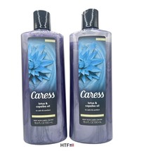 2x Caress Lotus Capaiba Oil Body Wash Floral Oil Essence 18.6 Fl Oz Calm... - $79.19