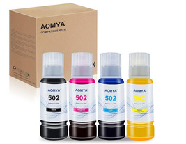Aomya Compatible T502 502 Ink EcoTank ET-4750 ET-4760 ET-3750 ET-2760 ET-3710 - £8.78 GBP