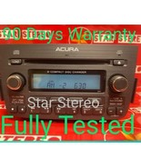 05 06 ACURA MDX Navigation System Radio  6 CD Player 39100-S3V-A250 AC105CU - $44.18