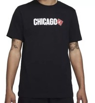  Nike Air Jordan Jumpman Chicago T-Shirt DD8085 010 Sportswear Black Men... - $25.00