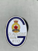 The Canadian Legion Gladstone man #110 Hat Lapel Pin - $11.88