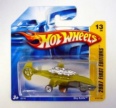 Hot Wheels Sky Knife #013/156 First Editions 13 of 36 Die-Cast Short Car... - $3.70