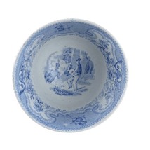 c1850 Texian Campaigne Cup Blue Transferware Staffordshire James Beech H... - $579.15