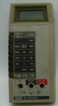 Beckman Industrial Multimeter HD100 w/ Leads &amp; Case (Made in USA) Vintag... - $13.64