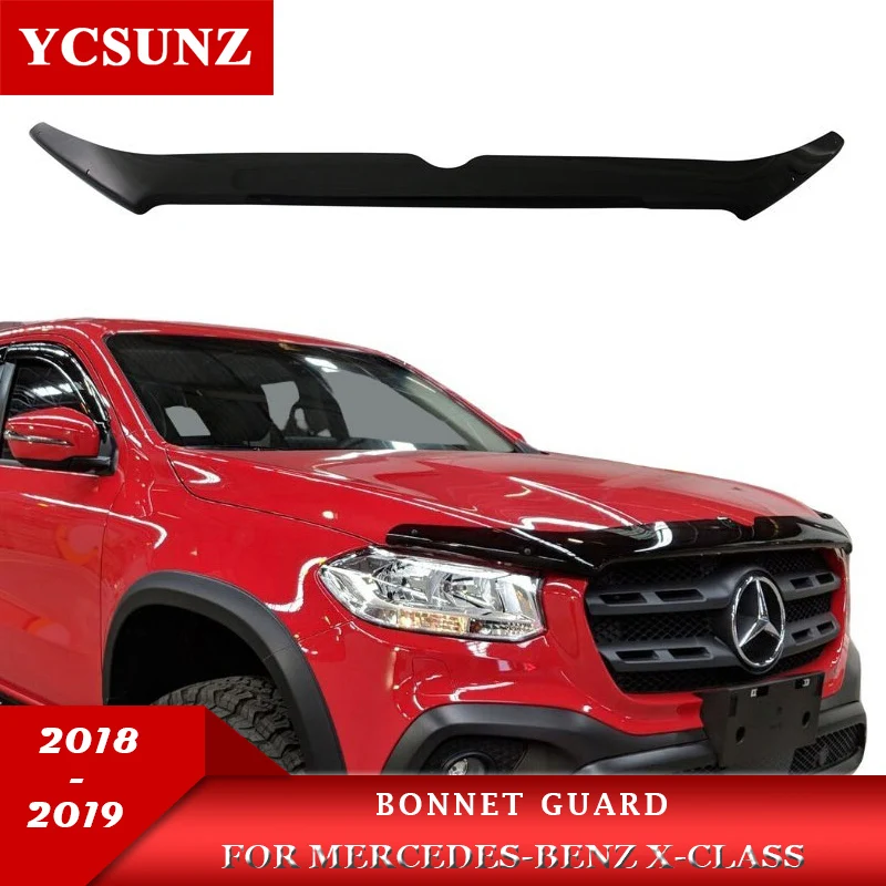 Acrylic Bonnet Guard For Mercedes-Benz X-Class 2018 2019 Hood Deflector Bug - £247.41 GBP