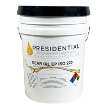 Presidential Gear Oil Ep Iso 220, A 5-Gallon Pail Of Premium Oils And Fl... - £139.61 GBP