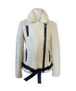 Scotch &amp; Soda Aspen Chic Sherpa Moto Jacket, Size XS/S - $1,655.70 MXN