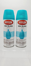 Lot of 2 Krylon Sea Glass Spray Paint Aqua 12 Ounce - $476.39 MXN