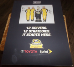 28&quot;x 22&quot; 2013 nascar sprint cup series poster displayed in good shape used - $9.89