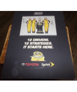 28&quot;x 22&quot; 2013 nascar sprint cup series poster displayed in good shape used - $9.89