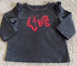 Dave Matthews Band DMB Gray Pink Love Long Sleeve Shirt 3-6 months - £5.08 GBP