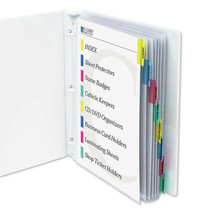 C-Line 5580 2&quot; Sheet CAP Sheet Protectors w/Index Tabs - Asstd Colors (8... - $26.59