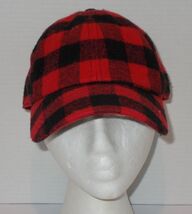 KB Ethos Classics adjustable Strapback Hat Cap Red Black Checkered OSFM ... - $14.80