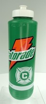 Chicago Fire Gatorade 32 fl oz Orange &amp; Green Squeeze Water Bottle - RARE! - £18.96 GBP