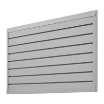 2 x 4 ft Slat Wall Paneling PVC Grey Garage Slatwall with Modular Design - €104,47 EUR