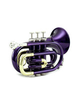**GREAT GIFT**Band Purple Pocket Trumpet *HOLIDAY-SEASON-30-Days-Sale* - £208.32 GBP