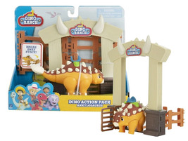 Dino Ranch Action Pack Ankylosaurus with Break Away Fence New in Box - £14.28 GBP