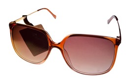 Lucky Brand Womens Brown Blush Plastic Square Sunglass, Gradient Lens SL... - £17.97 GBP