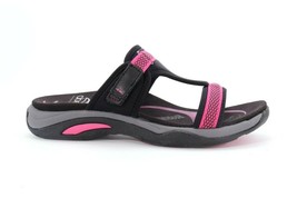 Abeo Carmel Slides Slip On Sandals Pink Black Size US 8 Neutral Footbed - £88.77 GBP