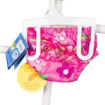 iPlay Ultimate Swim Diaper S 6 Months Girls Ruffle Pink Flower Floral Daisy - £8.77 GBP