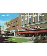 Vintage Walgreens Burdick Mall Post Card Kalamazoo Michigan Unposted 4x6 - £15.65 GBP
