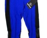 90 Degree By Reflex High Waisted Royal Blue/Black Activewear XS Capri Le... - £22.24 GBP