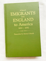 List of Emigrants from England to America, 1682-1692. Transcribed by Mic... - $21.99